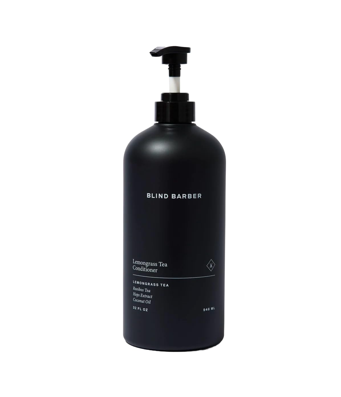 Blind Barber Lemongrass Tea Conditioner bottle highlighting lightweight moisture for men
