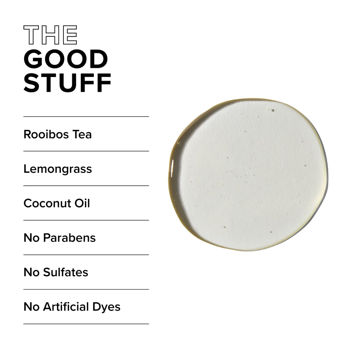 Blind Barber Lemongrass Tea Shower Gel label closeup showing natural ingredients for healthier skin