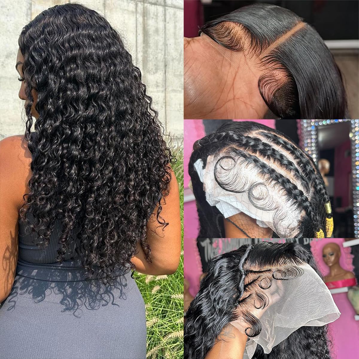 Bling Hair Princess pre-plucked hairline with baby hairs for realism