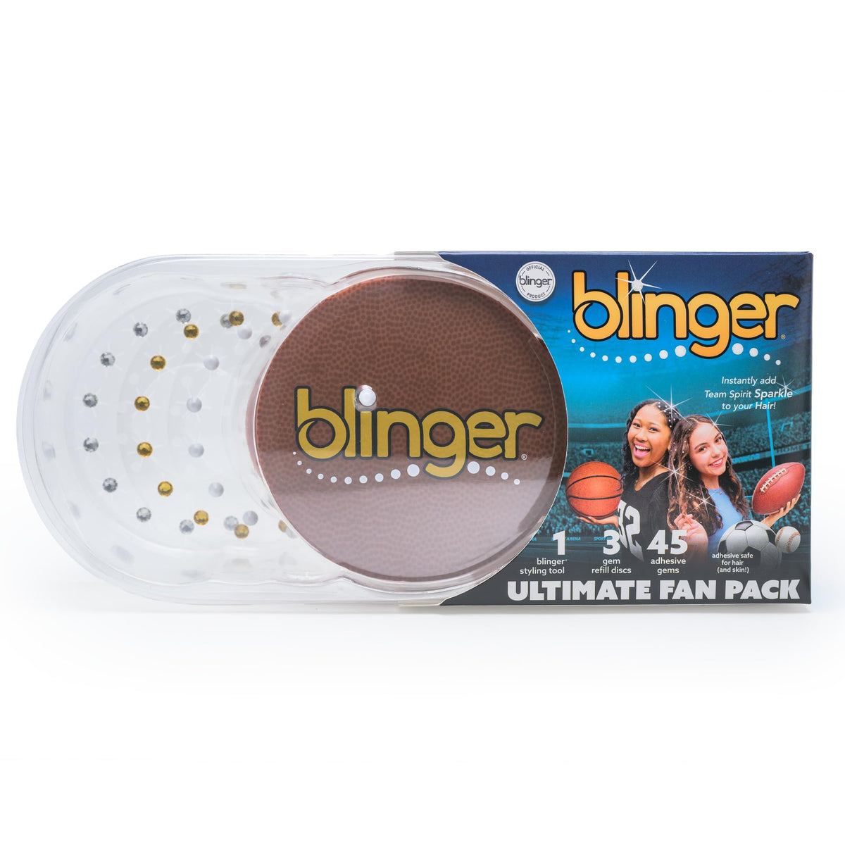 blinger Ultimate Fan Set packaging on display for gifting