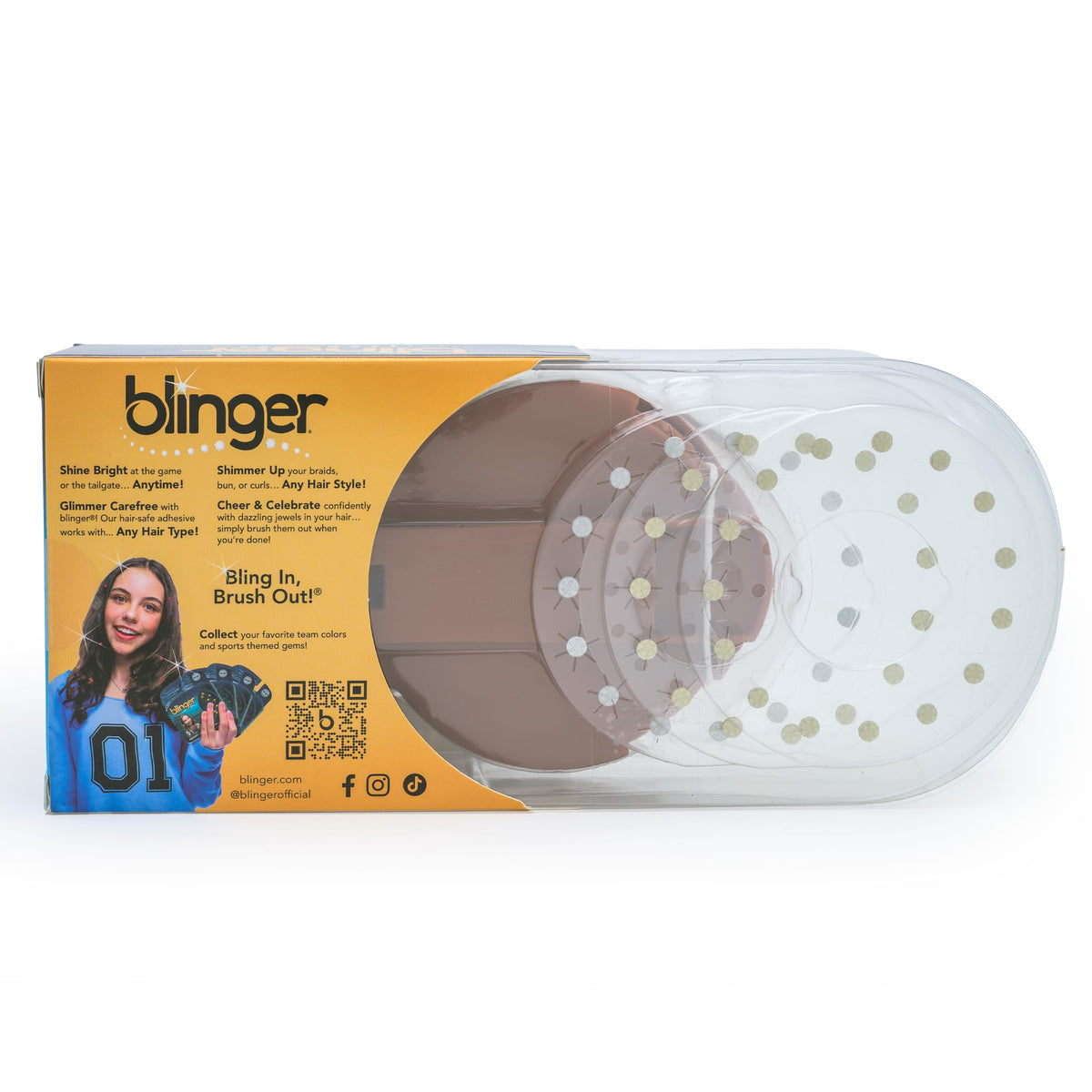 blinger Ultimate Fan Set tailgate look with team colors