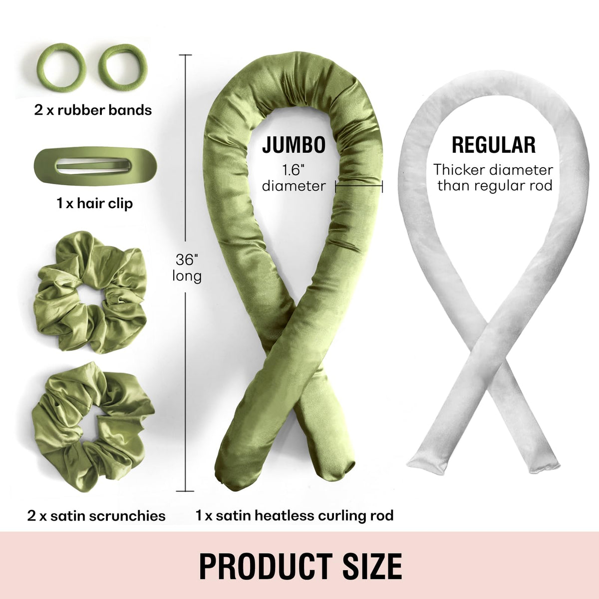 BLINKEEN satin scrunchies keep hair secure and snag-free.