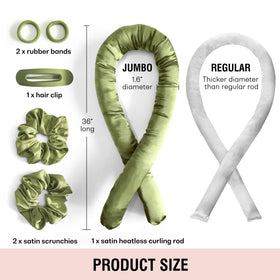 BLINKEEN satin scrunchies keep hair secure and snag-free.