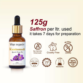 Cruelty-free promise from Blise organic Kumkumadi oil.
