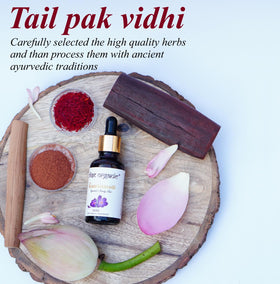 Blise organic Kumkumadi oil packaging with cruelty-free seal.