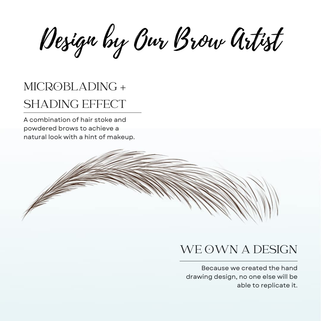 Bliss and Beyond alopecia support gift brow stickers for a natural appearance.