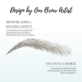 Bliss and Beyond alopecia support gift brow stickers for a natural appearance.