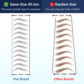Bliss and Beyond easy-application brow stickers for quick, mess-free wear.