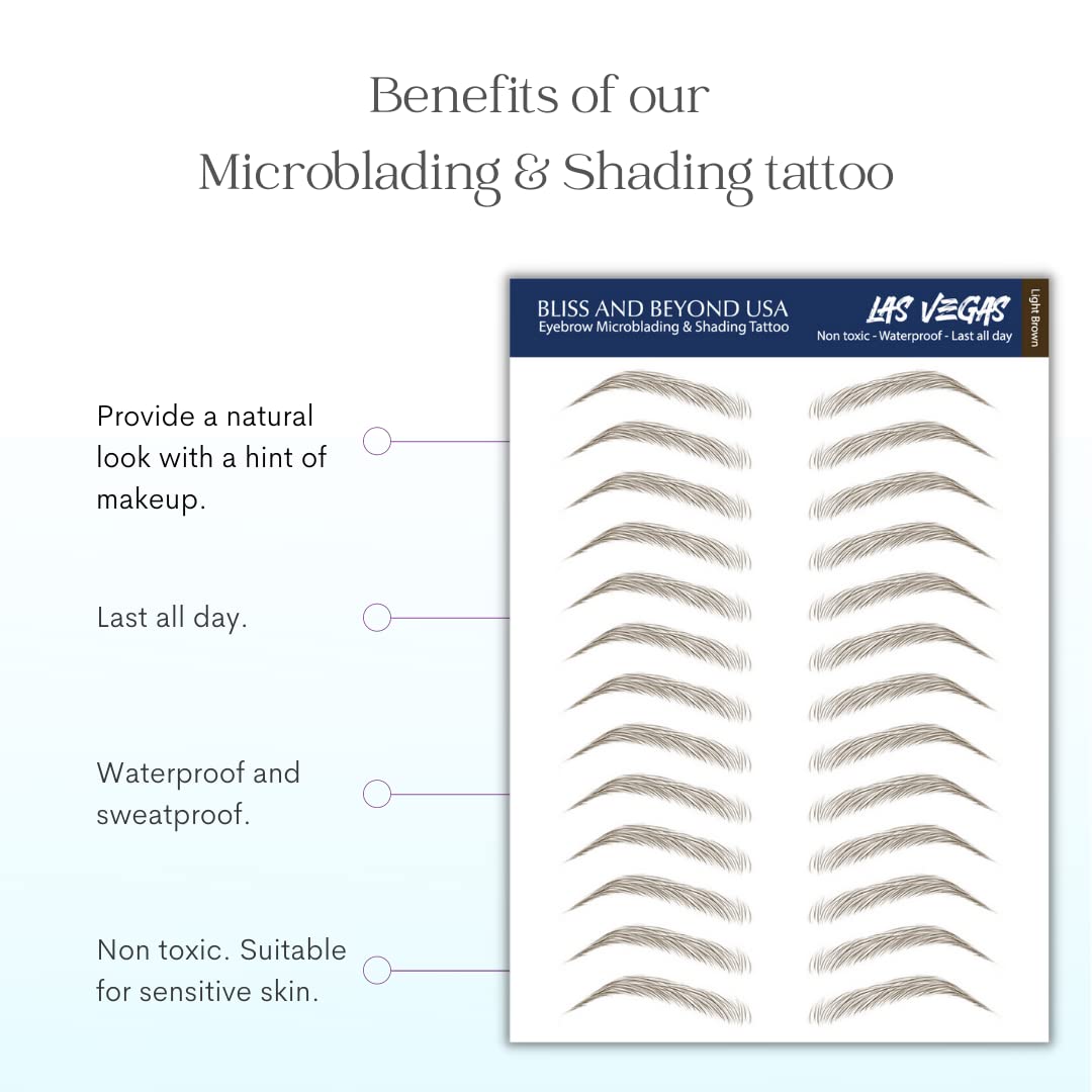 Bliss and Beyond USA 24 pairs in set for versatile brow options.