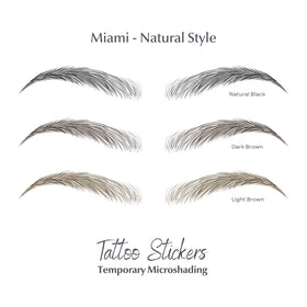 Bliss and Beyond USA dark brown eyebrow tattoos for defined, realistic brows.