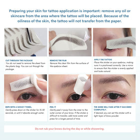 Bliss and Beyond USA easy-apply brows with secure all-day hold.