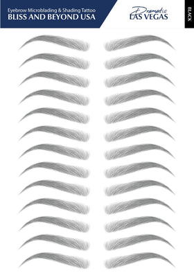 Bliss and Beyond USA easy-apply eyebrow stickers designed for quick, mess-free shaping