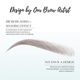 Dramatic Las Vegas Brown brow stickers provide quick, beginner-friendly application for fuller aesthetics.