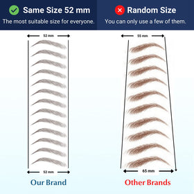 Bliss and Beyond USA light brown Las Vegas eyebrow tattoos for subtle color.