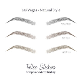 Bliss and Beyond USA natural look eyebrow tattoos in Las Vegas shade.