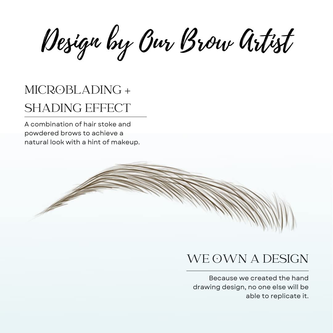 Bliss and Beyond USA skin-friendly adhesive brow stickers for easy wear.