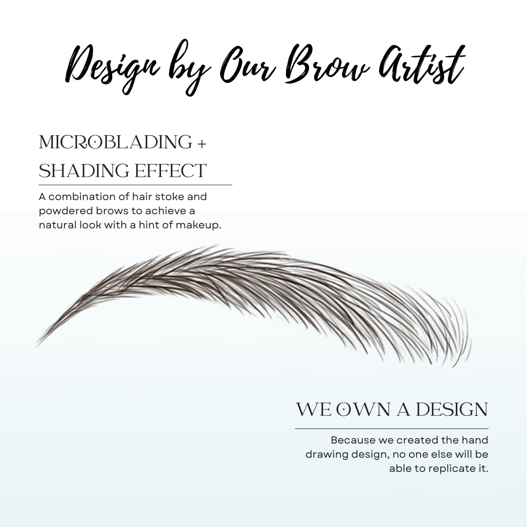 Bliss and Beyond USA waterproof brow stickers for sweat-proof wear.