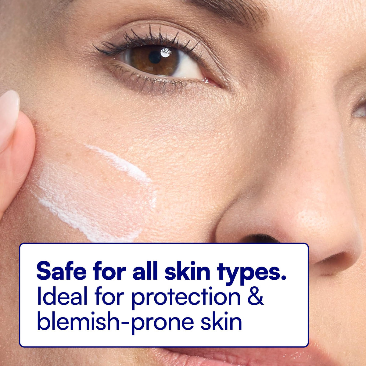 Non-comedogenic Bliss Block Star formula on blemish-prone complexion