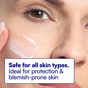 Non-comedogenic Bliss Block Star formula on blemish-prone complexion