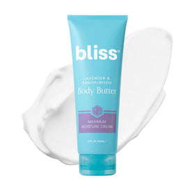 Bliss Lavender-Sandalwood Body Butter jar close-up showing rich moisture