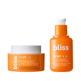 Bliss Bright Idea Serum bottle showing vitamin C for radiant skin