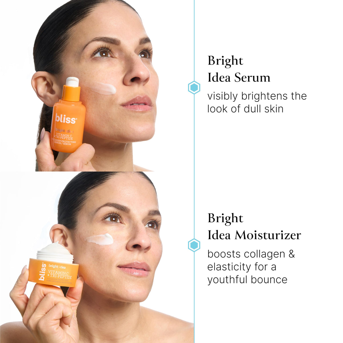 Bliss Bright Idea Serum texture swatch, lightweight and fast-absorbing