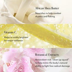 Bliss Ex-glow-sion applied to clean skin supports daily moisturization.