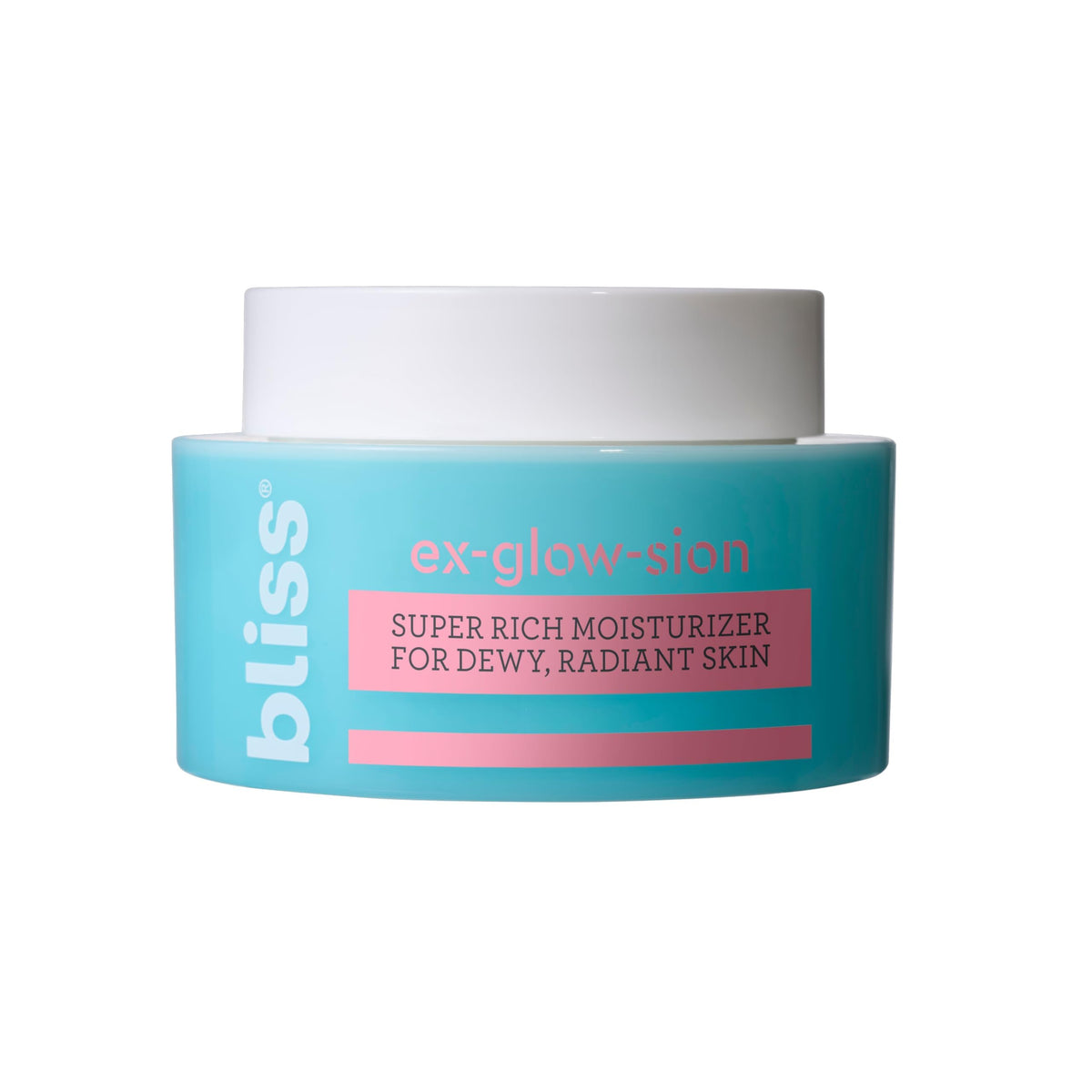 Bliss Ex-glow-sion morning routine setup shows consistent daily care.