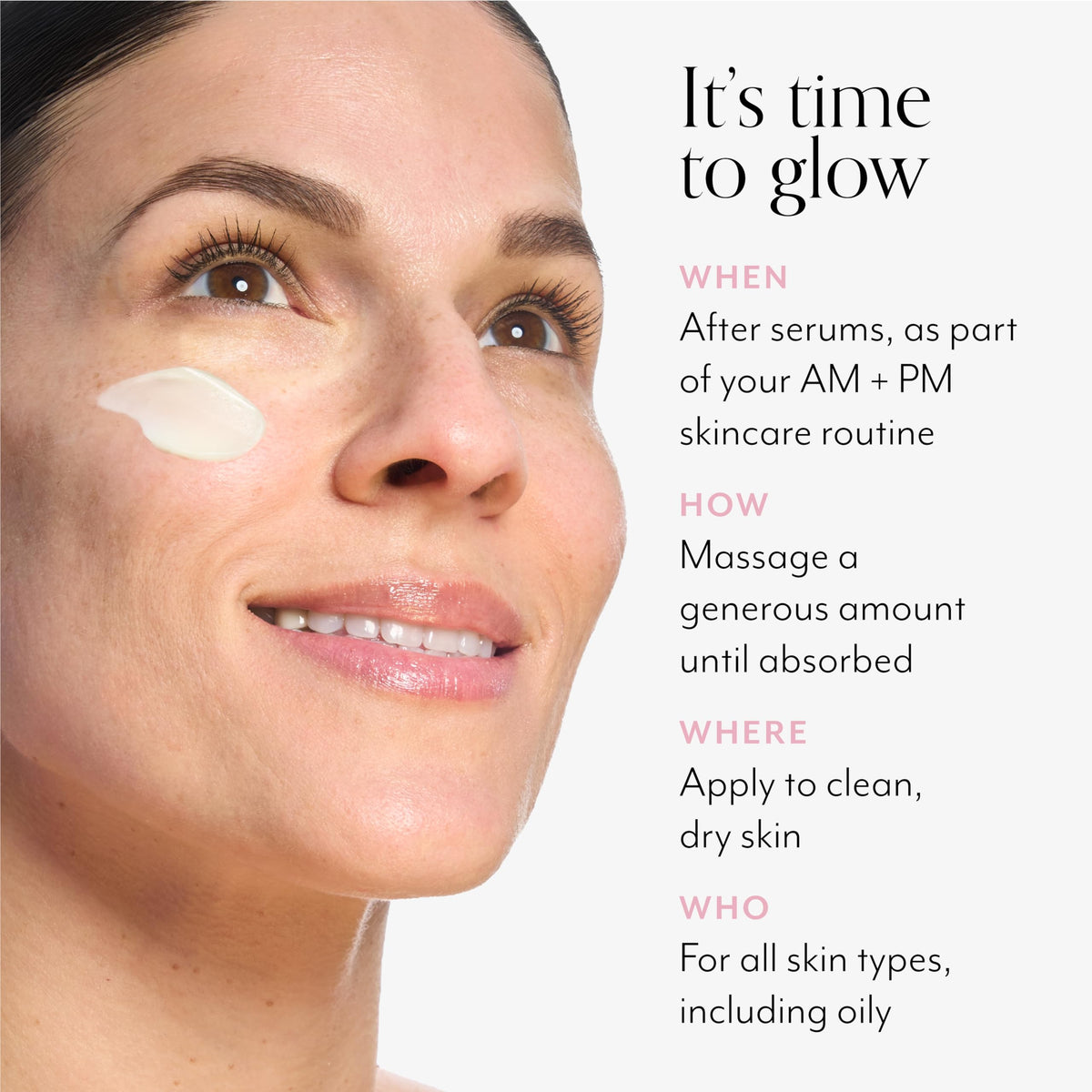 Bliss Ex-glow-sion vitamin C suggests a brighter complexion.