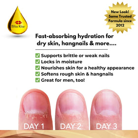Bliss Kiss Vanilla Fragrance Nails closeup highlights healthy-looking, hydrated nails