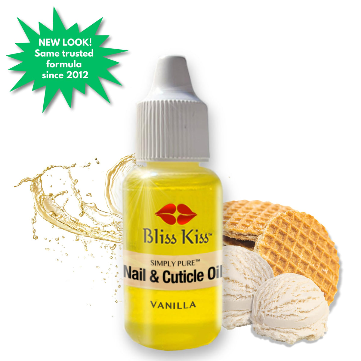 Bliss Kiss Vanilla Fragrance Skin hydration for body, sunburn relief