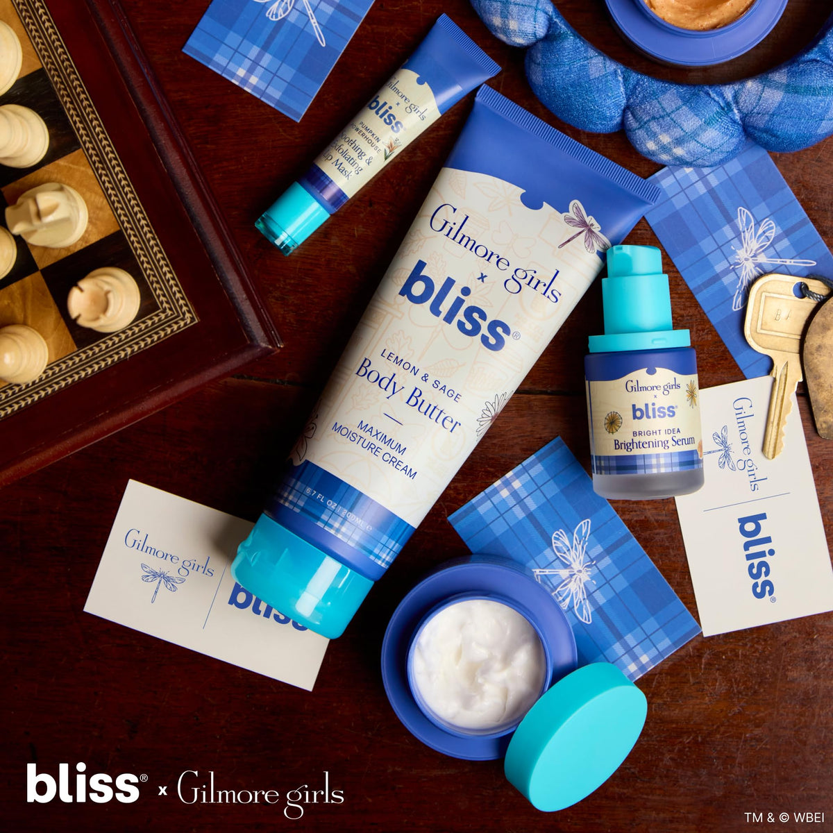 Lifestyle scene with Bliss body butter during daily errands for on-the-go moisturization