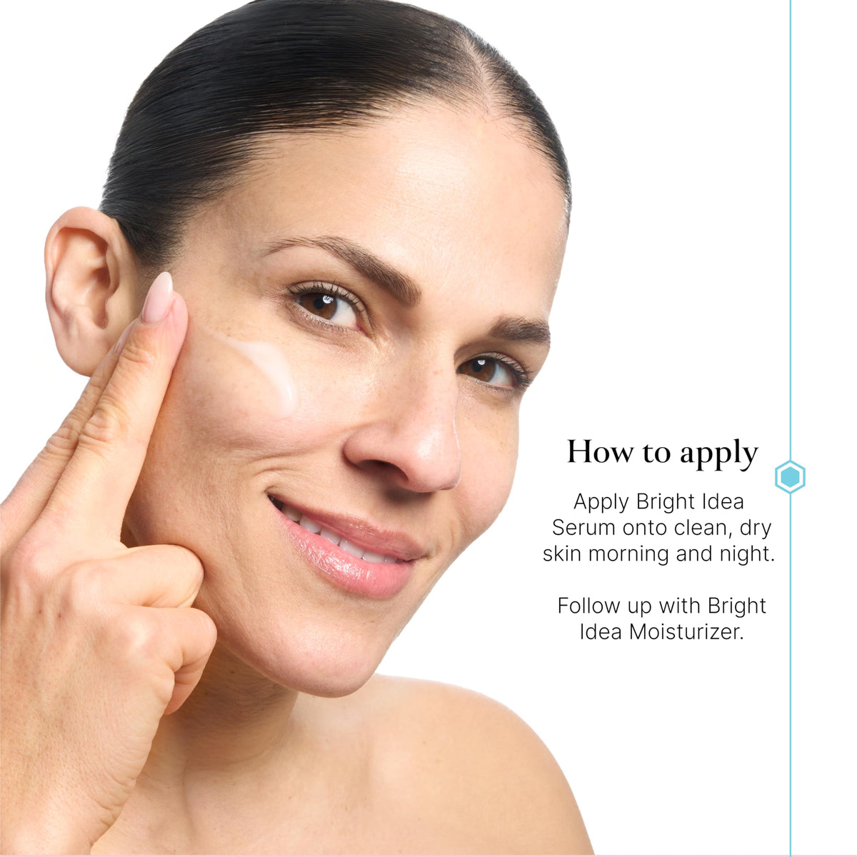 Bliss moisturizer application reveals dewy, all-day hydration