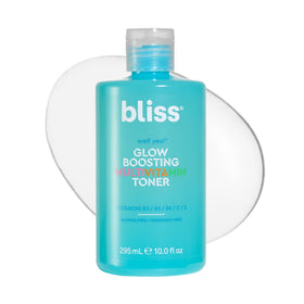 Bliss Well Yes Hydrating Toner bottle showcases glow-enhancing formula.