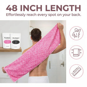 Generic Blissal exfoliating towel family-friendly option for daily cleansing.