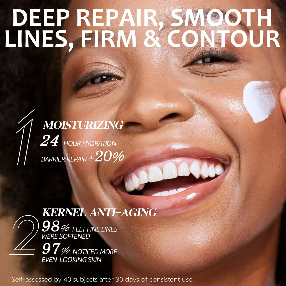 BlissAura Dewy Skin Cream used as makeup base for natural glow.