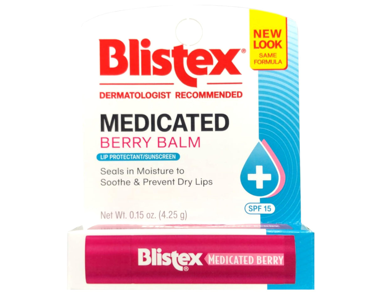 Blistex Berry Lip Balm seal helps retain moisture when on-the-go.