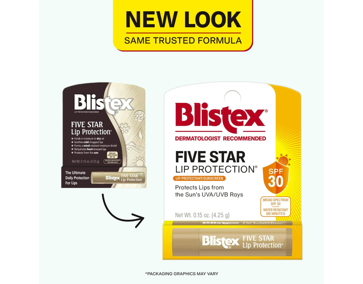 Twist-up application of Blistex lip balm for quick moisture on lips