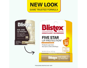 Twist-up application of Blistex lip balm for quick moisture on lips