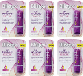 Blistex Lip Infusions Revive pack tubes ready for on-the-go hydration.