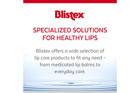 Blistex Medicated Mint Lip Balm sun-protection banner suggests outdoor readiness