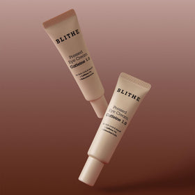 Blithe packaging communicates clean, plant-based ingredients and dermatologist-tested safety.