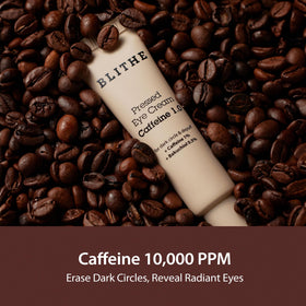 Blithe Caffeine Eye Cream bottle pump enables precise, easy morning application.