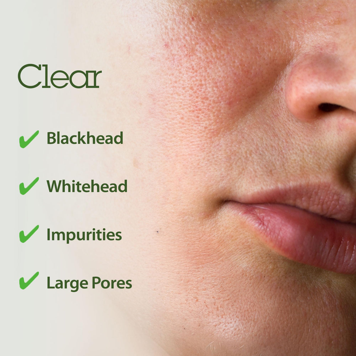 BLITHE pore care formula helps reduce debris and refine pore appearance.