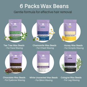 BLITZWAX 93-accessories included for versatile at-home waxing