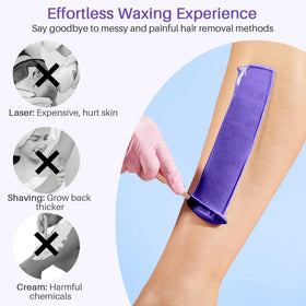 BLITZWAX beginner friendly instructions guide facilitates confident at home waxing