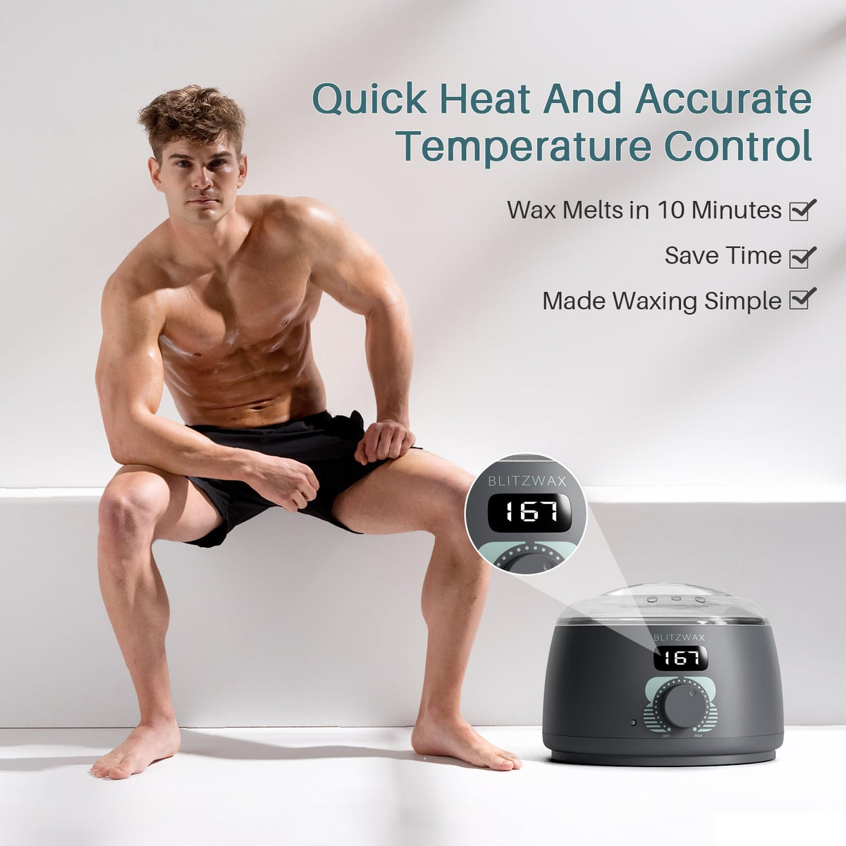 BLITZWAX nose waxing kit helps manage nose hair safely at home.