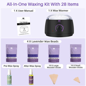 BLITZWAX wax warmer control panel for safe adjustable temperature during sessions