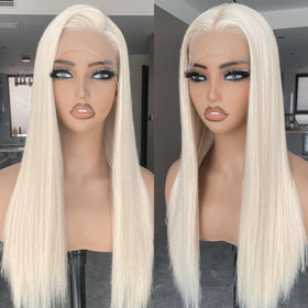 BLL 26-inch straight wig with HD lace for a seamless melt