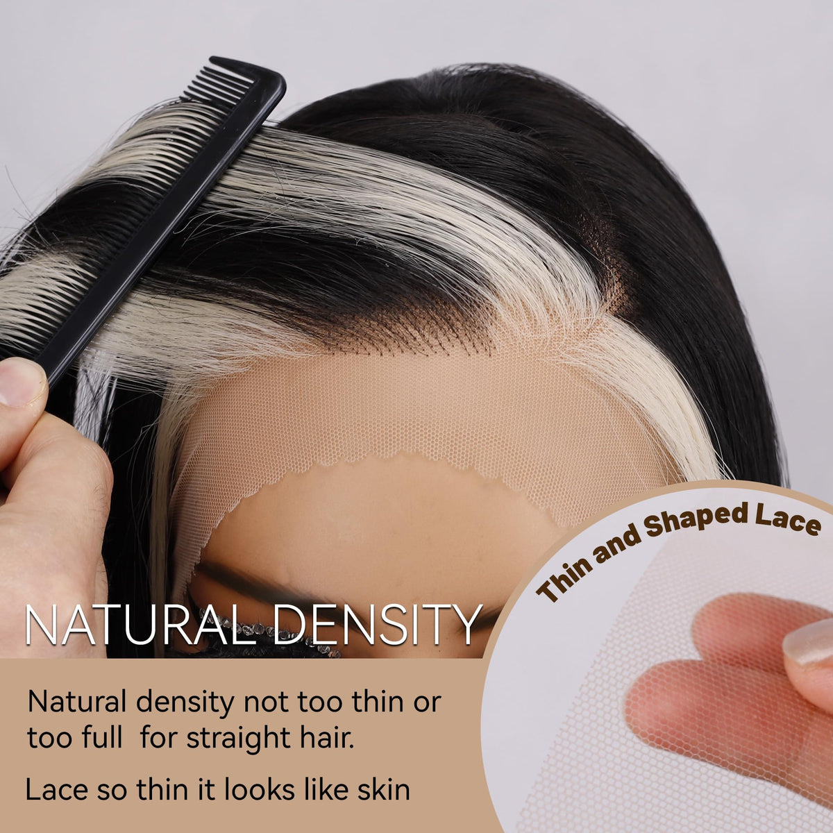 BLL heat resistant synthetic wig fibers up to 160C for styling flexibility